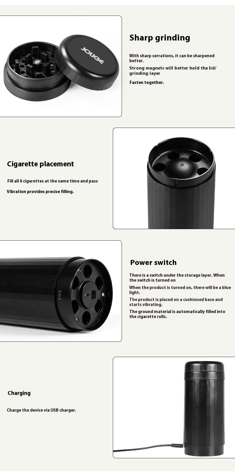 Coffee Grinder / 6 Spaces