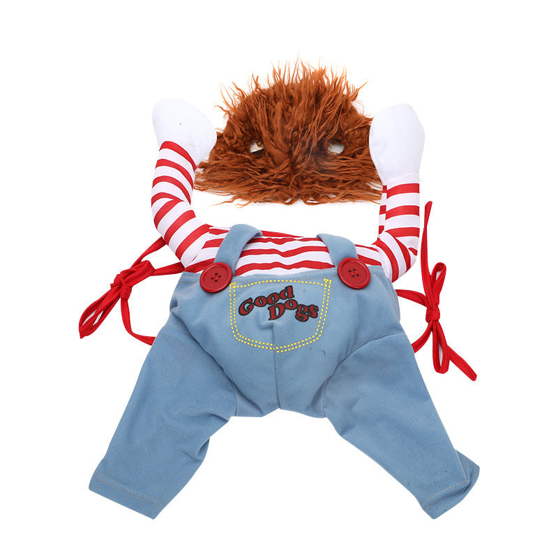 Disfraz de Halloween para mascotas / Ropa Divertida para Perros Ajustable.