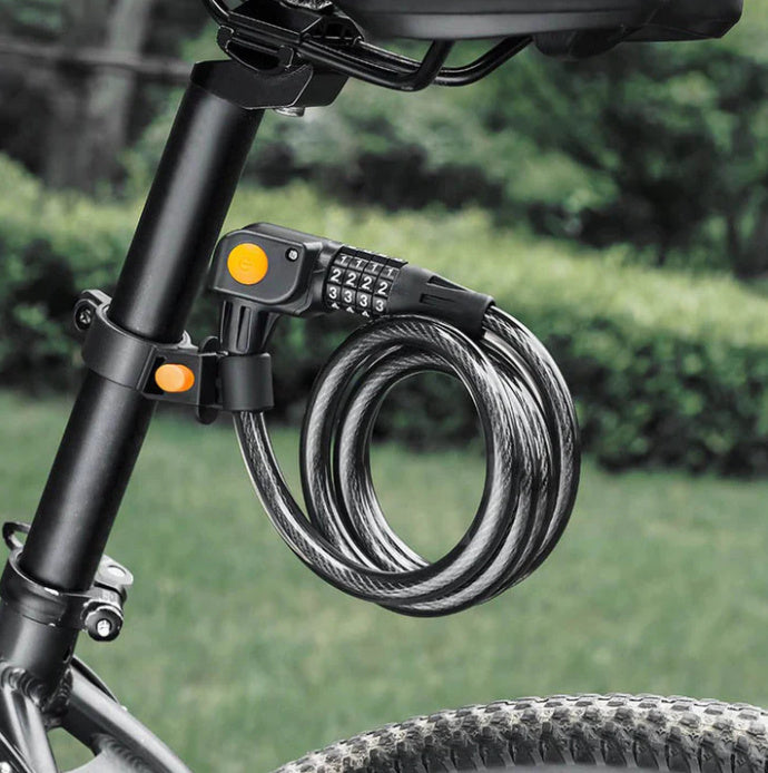 Antivol de vélo en acier avec double mot de passe et protection antivol