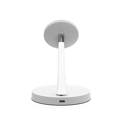 Soporte de Carga Rápida Magnética Inalámbrica 2 en 1 de 15W