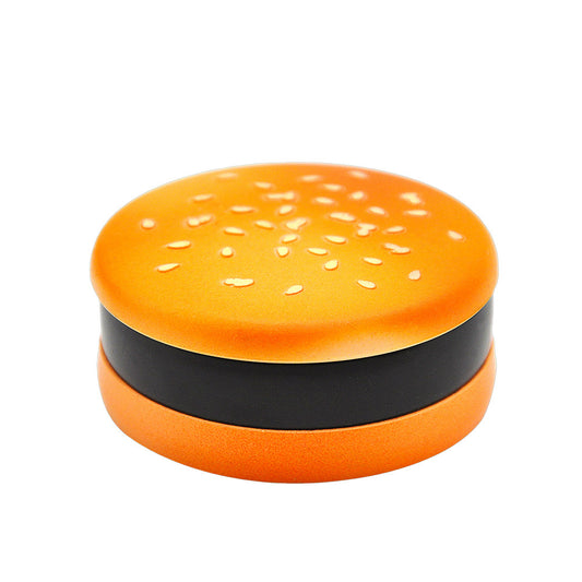 Hamburger Three-Layer Hand-Operated Sharp-Tooth Smoke Grinder
