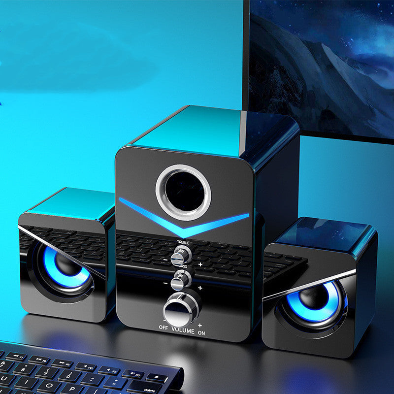 Altavoces de Escritorio con Pequeño Subwoofer de Sonido / Bluetooth