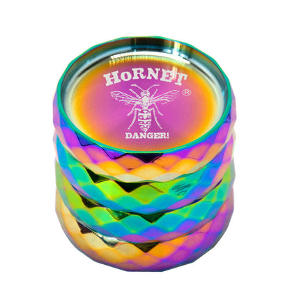 Molinillo de humo creativo multicolor antideslizante de aleación de zinc de cuatro capas