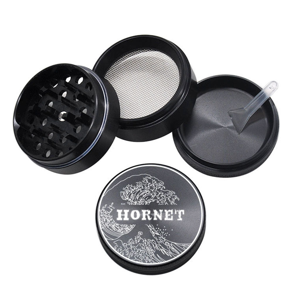 Aluminum Alloy Smoke Grinder / Metal Smoke Grinder 50mm Four-layer