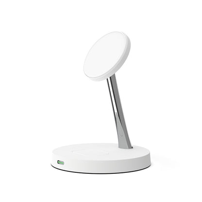 Soporte de Carga Rápida Magnética Inalámbrica 2 en 1 de 15W