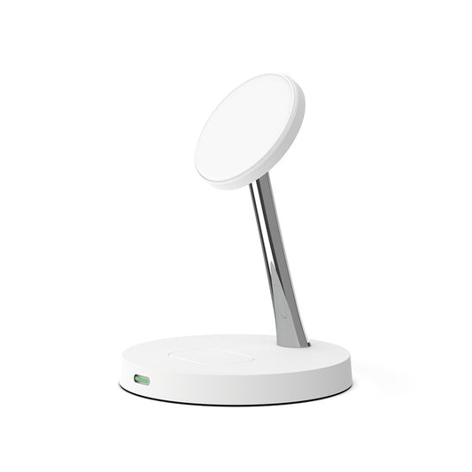 Soporte de Carga Rápida Magnética Inalámbrica 2 en 1 de 15W