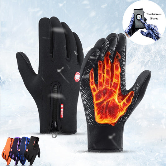 Guantes de Invierno /Funciona en Pantalla Táctil / Para Montar en Motocicleta, Impermeables, Deportivos / Forro Polar