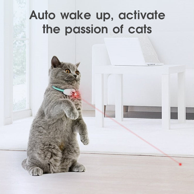 Juguete y Collar Láser Inteligente para Gatos / Artículo de Entrenamiento para Mascotas