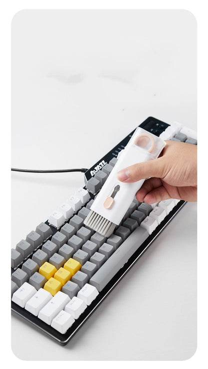 Lápiz Limpiador de Teclado y Auriculares Portátil Multifuncional 7 en 1