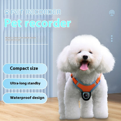 Grabadora de Mascotas, Collar Rastreador para Perros y Gatos /  Cámara Deportiva / Ángulo de Visión y Grabación de Movimiento