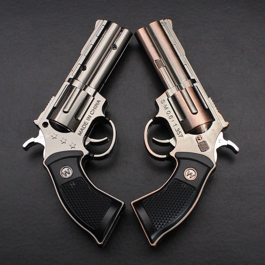 Encendedor Revolver Recargable a Prueba de Viento con Llama Directa / Soplete