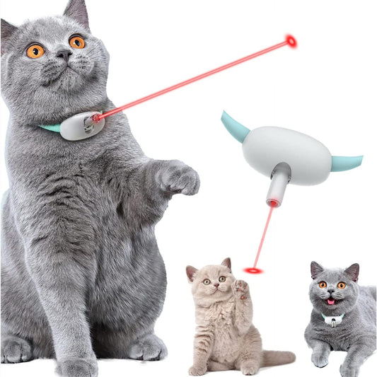 Juguete y Collar Láser Inteligente para Gatos / Artículo de Entrenamiento para Mascotas