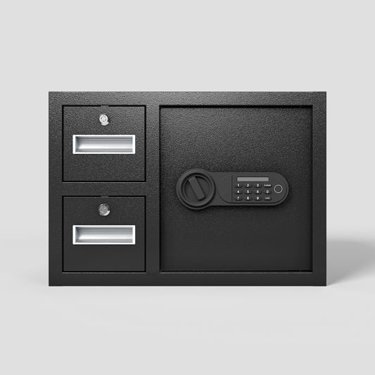 Caja Fuerte de Acero con Cerradura y Teclado Electrónico