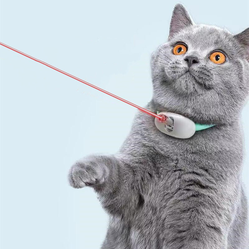 Juguete y Collar Láser Inteligente para Gatos / Artículo de Entrenamiento para Mascotas